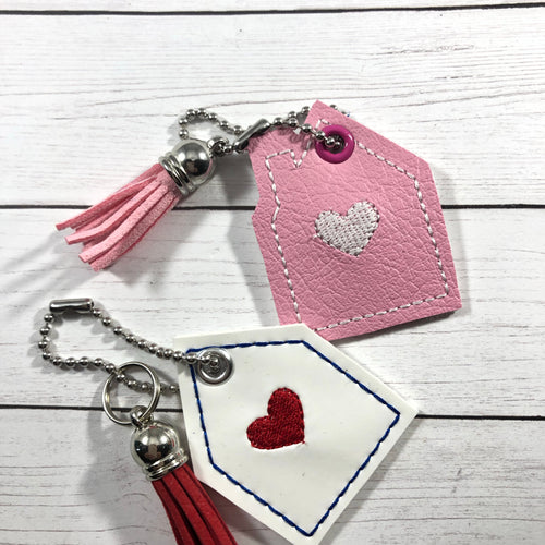 House and Heart Dangle Tag