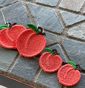 Boucles d’oreilles Peach FSL - Boucles d’oreilles en dentelle autoportantes In the Hoop