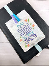 The Lord is my Helper Pen Pocket In The Hoop (ITH) Embroidery Design