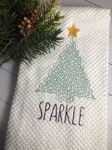 SPARKLE Christmas Tree Design