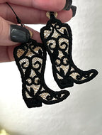 Pendientes FSL Boot Scooting - Pendientes de encaje independientes en el aro