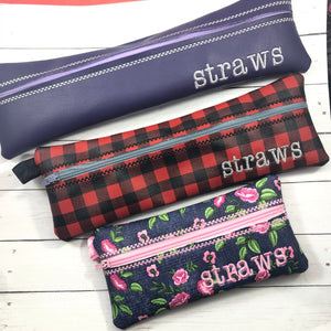 Set of Straw Zipper Bags 4x7, 4x10, 4x12 bundle – Designs By Babymoon