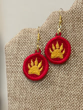 Grizzly Paw Print Rounds FSL Earrings - In the Hoop Freestanding Lace Earrings