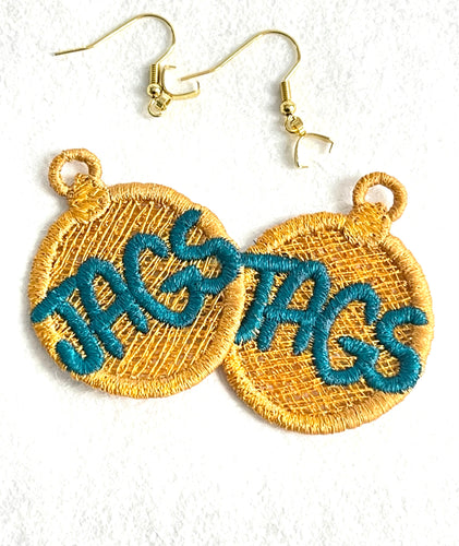 JAGS FSL Earrings - In the Hoop Freestanding Lace Earrings