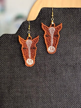 Horse Face FSL Earrings - In the Hoop Freestanding Lace Earrings