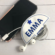 Personalize a Stay On Cord Wrap ITH Snap Project 4x4