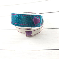 Snap Bracelet Embroidery Design | In-the-Hoop Personalized Bracelet & Dog Collar Band