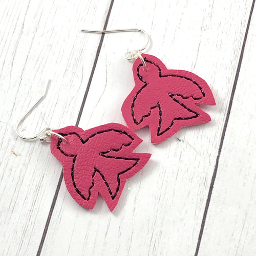 Mini Bird Earrings embroidery design