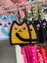 Kitty FSL Earrings - Freestanding Lace Earring Design - In the Hoop Embroidery Project