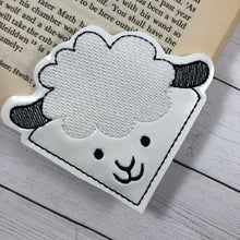 Diseño de marcapáginas de esquina de oveja