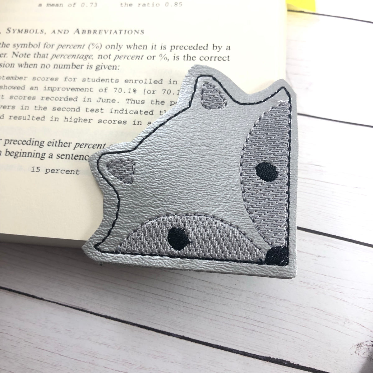 Raccoon Corner Bookmark Design – Designs By Babymoon