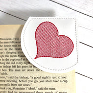 Heart Corner Bookmark Design
