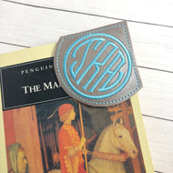 Monogram Circle BLANK Corner Bookmark Design