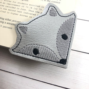 Raccoon Corner Bookmark Design