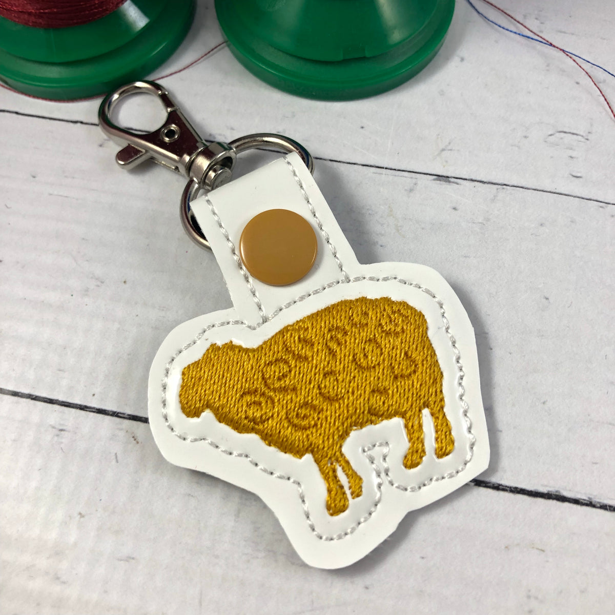 Tiny Sheep snap tab embroidery design – Designs By Babymoon