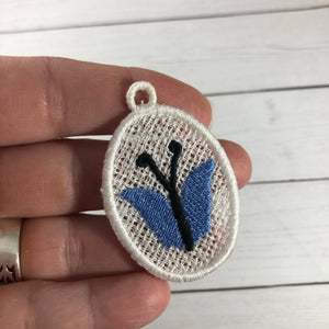Butterfly Lace Pendant for 4x4 hoops