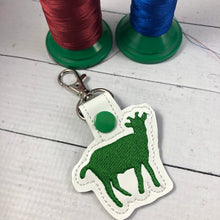 Tiny Goat snap tab embroidery design