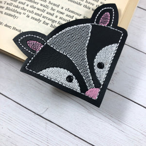 Skunk Corner Bookmark Design