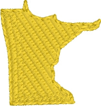 Mini diseño de bordado de Minnesota