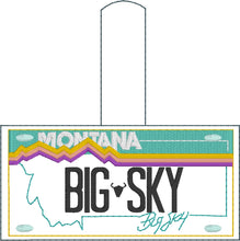 Montana Plate Embroidery Snap Tab