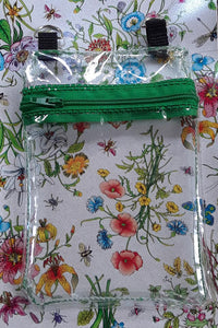 Clear Jelly Bag Zipper Pouch 5x7 and 6x10