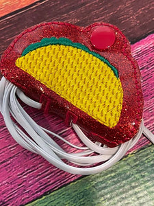 Taco Cord Wrap with Headphone Slots ITH Snap Project for 4x4