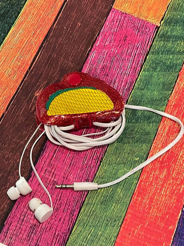 Taco Cord Wrap with Headphone Slots ITH Snap Project for 4x4