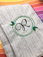 Heart Berries Monogram Frame