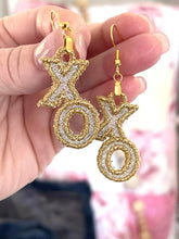FSL XOXO Letters Earrings-  In the Hoop Freestanding Lace Earrings