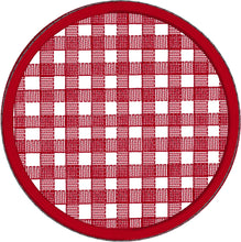Plaid Circle Coaster In The Hoop Embroidery Project