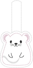 Rat or Mouse snap tab embroidery design