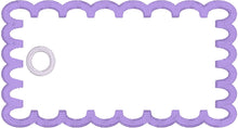 Etiqueta rectangular en blanco 2 estilos Apto para 4x4
