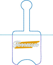 Tennessee Hand Sanitizer Holder Snap Tab Version In the Hoop Embroidery Project 1 oz BBW for 5x7 hoops