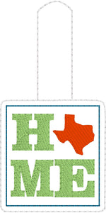 Texas HOME Snap Tab 4x4 and 5x7