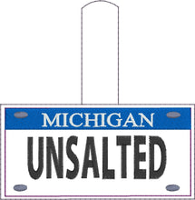 Pestaña a presión para bordado de placa de Michigan